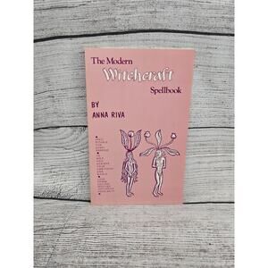 Spell Book: The Modern Witchcraft Spellbook 1995 by Anna Riva Paperback VG